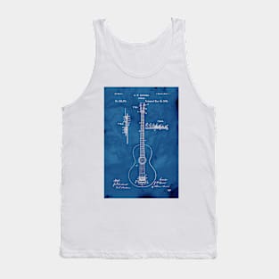 Blueprint Guitar Patent Tank Top